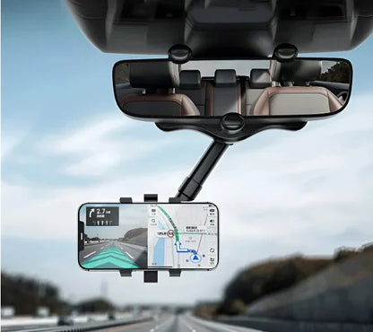 SOPORTE DE CELULAR PARA RETROVISOR DE AUTO 360 GRADOS